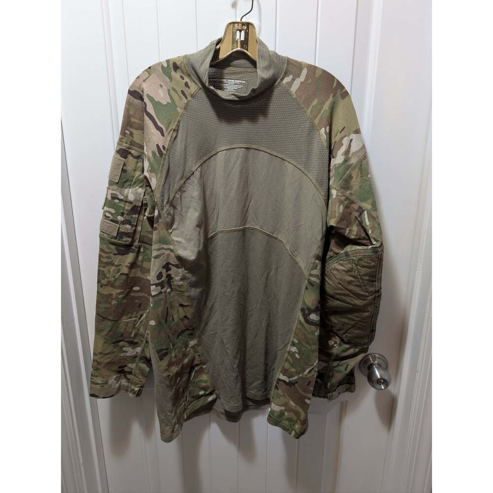 Army Combat Shirt Size XL Flame Resistant FR Camo Military Utility Tactical